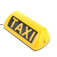 Taxi světlo na střechu auta s magnetem, 12V - 35x15x12 cm