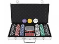 Poker set v kufříku - 300 žetonů