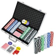 Poker set v kufříku - 300 žetonů