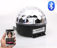 Magická disko koule s MP3 přehrávačem a Bluetooth připojením