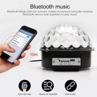 Magická disko koule s MP3 přehrávačem a Bluetooth připojením