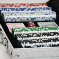 Poker set v kufříku - 300 žetonů