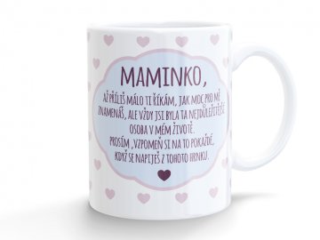 Hrneček pro maminku - Maminko!