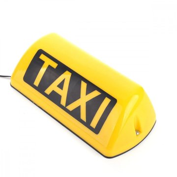 Taxi světlo na střechu auta s magnetem, 12V - 29x12,5x10,5 cm