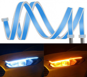 2x LED DRL denní osvětlení do smětlometu 45cm